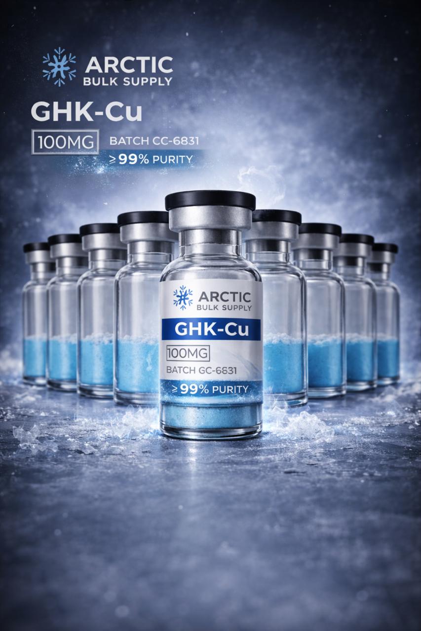 GHK-Cu 100MG - Arctic Bulk Supply - Batch GC-6831 - ≥99% Purity
