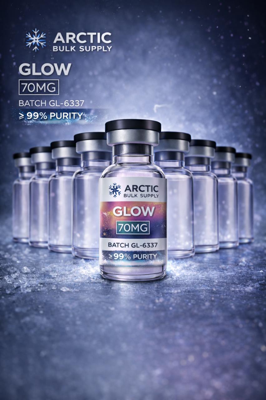 GLOW 70MG - Arctic Bulk Supply - Batch GL-6337 - ≥99% Purity