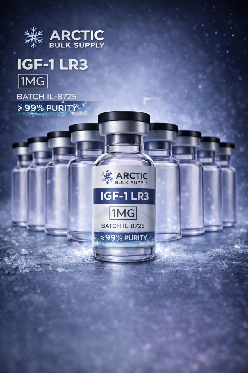 IGF-1 LR3 1MG - Arctic Bulk Supply - Batch IL-8725 - ≥99% Purity