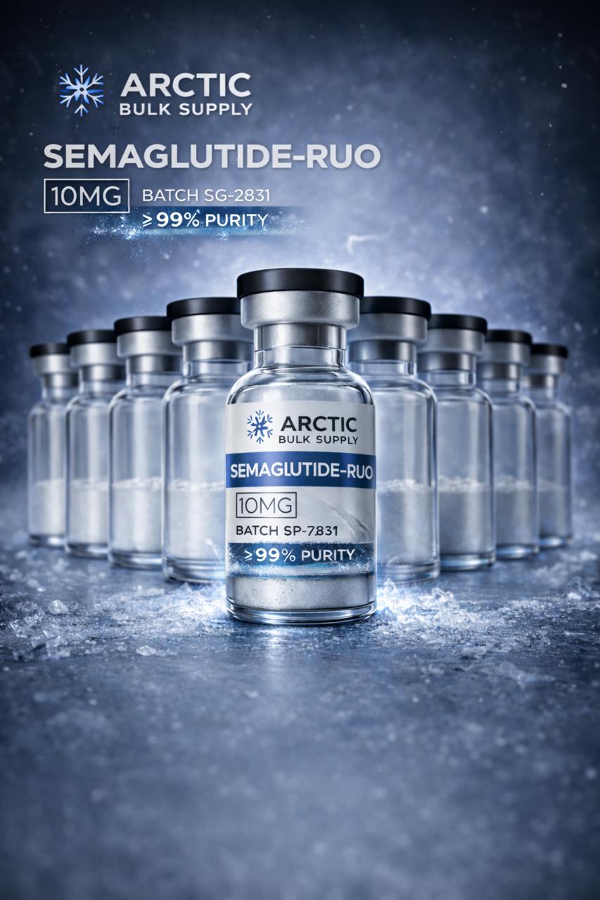 Semaglutide-RUO 10MG - Arctic Bulk Supply - Batch SP-7831 - ≥99% Purity